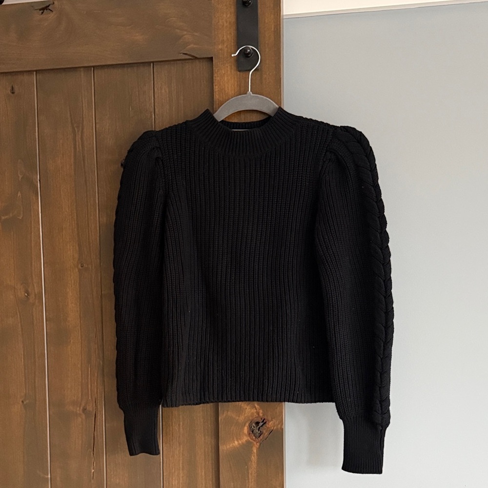 525 America Black Knit Sweater | Size Small
